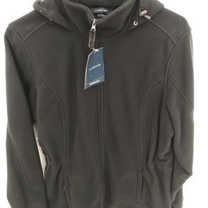 Women’s Fleece Jacket - Lands End - Black - Large